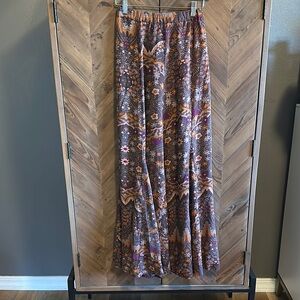 Free People long skirt. Small. Browns and purples